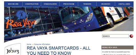 rea vaya smart card|rea vaya portal.